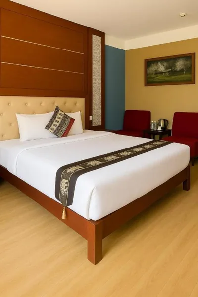 Chambre double Deluxe avec balcon — Sapa Elegance Hotel